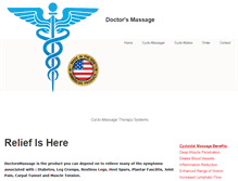 Tablet Screenshot of doctorsmassage.com